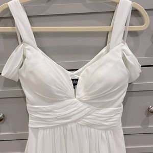 Lulu’s Ocean of Elegance Ivory Maxi Dress